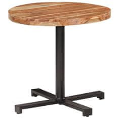 shumee Bistro stůl kulatý Ø 80 x 75 cm masivní akáciové dřevo