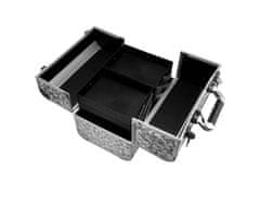 MH Star Kosmetický kufřík CA4A 31 x 21 x 26cm - stříbrný