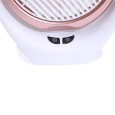 Verk 16029 Stolní ventilátor s osvětlením USB růžová
