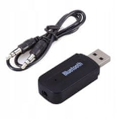 Iso Trade USB bluetooth audio adaptér - přijímač AUX + kabel