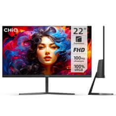 CHiQ 22" bezrámečkový monitor 22F650 Full HD 100 Hz UltraSlim