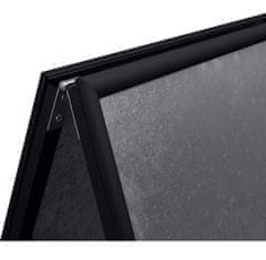 PRINTCARE Oboustranné reklamní áčko, reklamní tabule A1 / 594 x 841 mm, černá