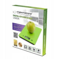 Esperanza Digitální kuchyňská váha Lemon EKS002G zelená
