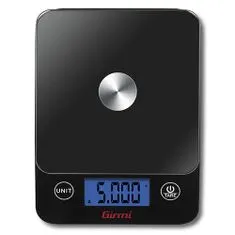Girmi Kuchyňská váha , PS2500, elektronická, podsvícený displej, funkce Tare, 3 x AAA, 1,5 V